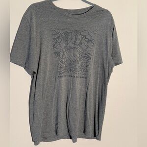 Gray Graphic Tee - 'Protect What You Love'